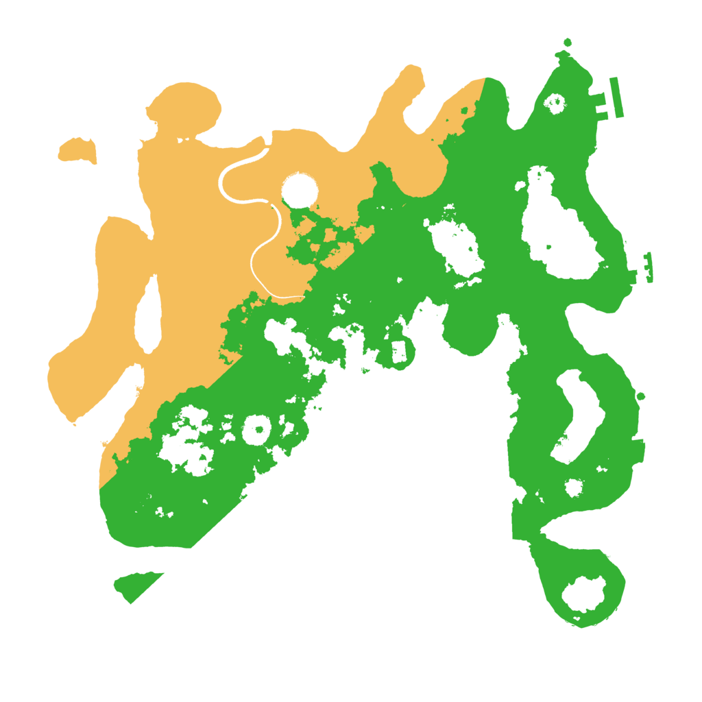 Biome Rust Map: Procedural Map, Size: 3500, Seed: 132643477