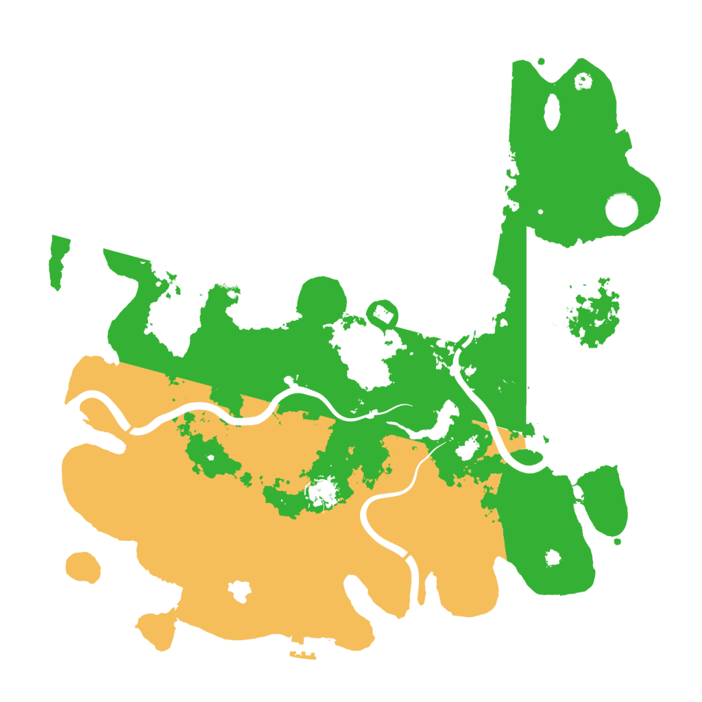 Biome Rust Map: Procedural Map, Size: 4000, Seed: 56775
