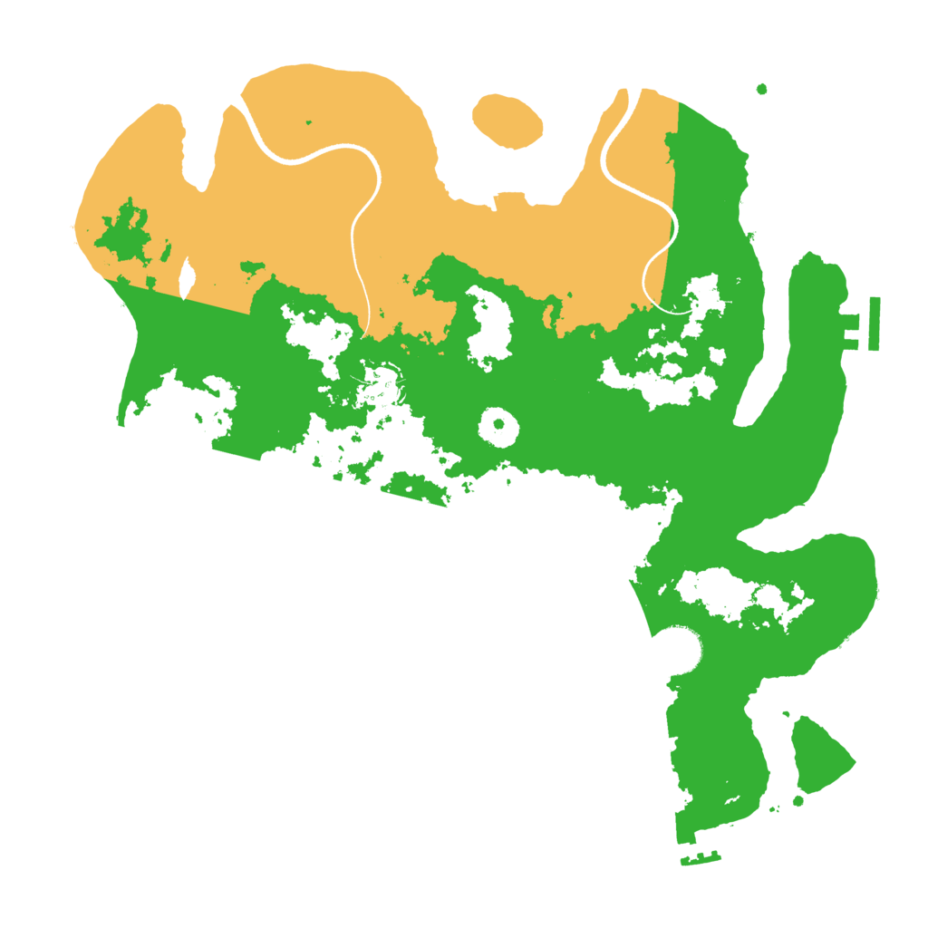 Biome Rust Map: Procedural Map, Size: 3500, Seed: 1794165304