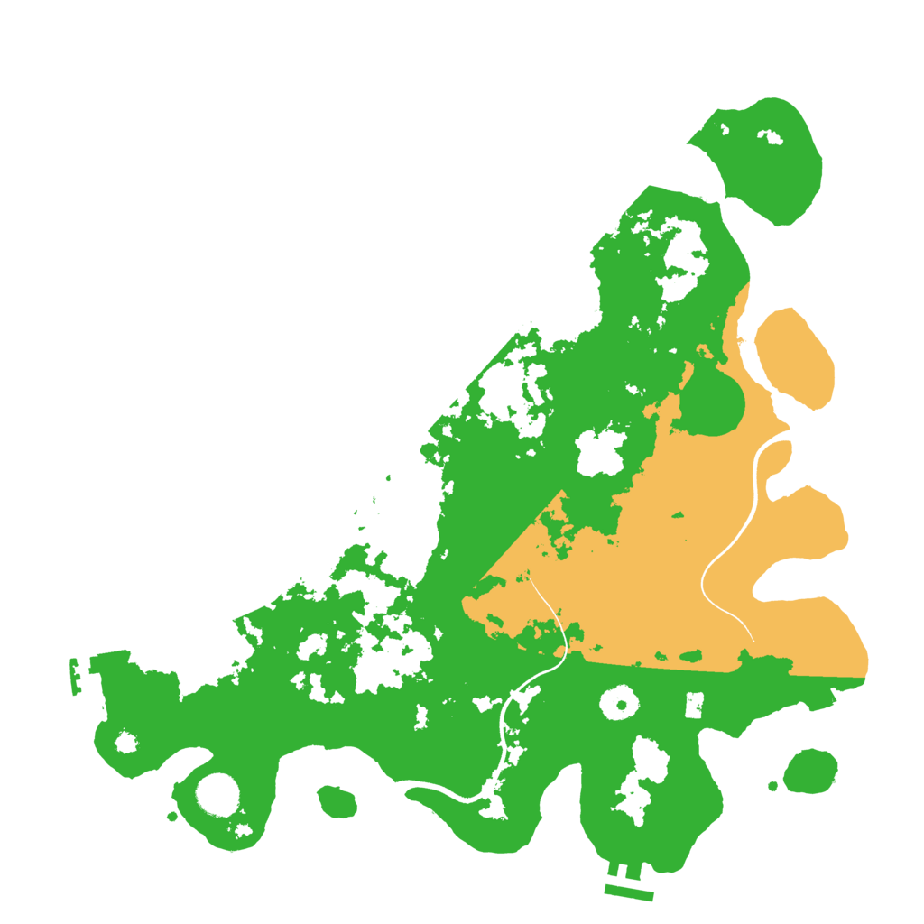 Biome Rust Map: Procedural Map, Size: 3800, Seed: 983985863