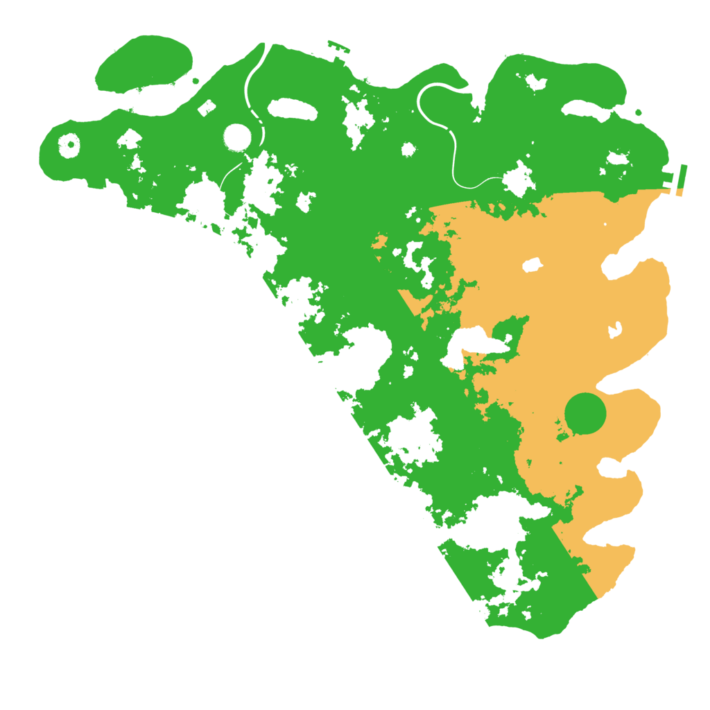 Biome Rust Map: Procedural Map, Size: 4500, Seed: 29433
