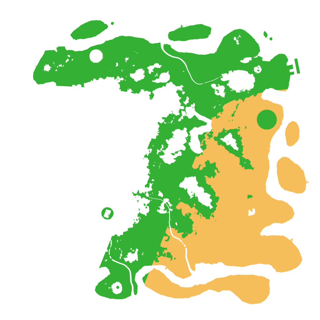 Biome Rust Map: Procedural Map, Size: 4250, Seed: 163235395