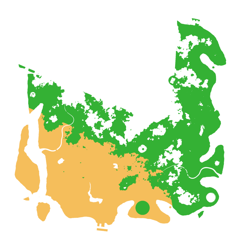 Biome Rust Map: Procedural Map, Size: 4500, Seed: 1954056816