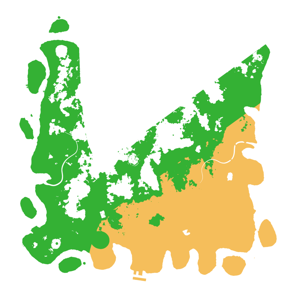 Biome Rust Map: Procedural Map, Size: 4500, Seed: 1727024547