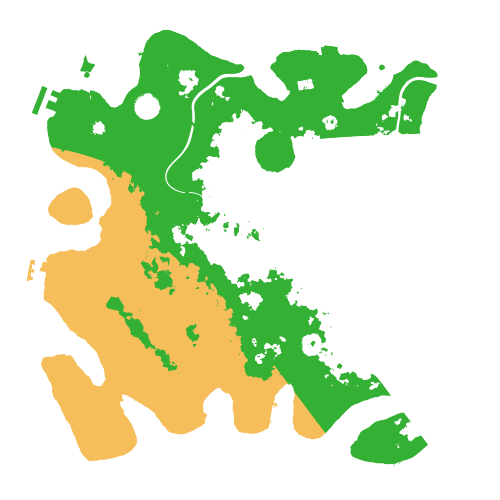 Biome Rust Map: Procedural Map, Size: 3500, Seed: 1584803265