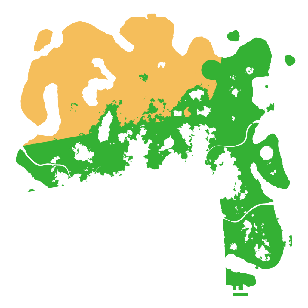 Biome Rust Map: Procedural Map, Size: 4096, Seed: 349578815