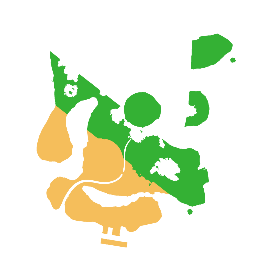 Biome Rust Map: Procedural Map, Size: 2000, Seed: 57712794