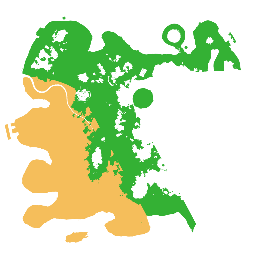 Biome Rust Map: Procedural Map, Size: 3500, Seed: 1347426971