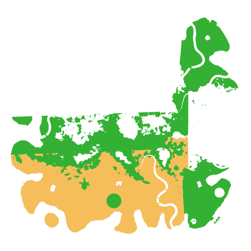 Biome Rust Map: Procedural Map, Size: 4500, Seed: 1825797582