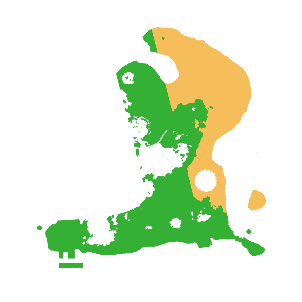 Biome Rust Map: Procedural Map, Size: 2500, Seed: 1696558637