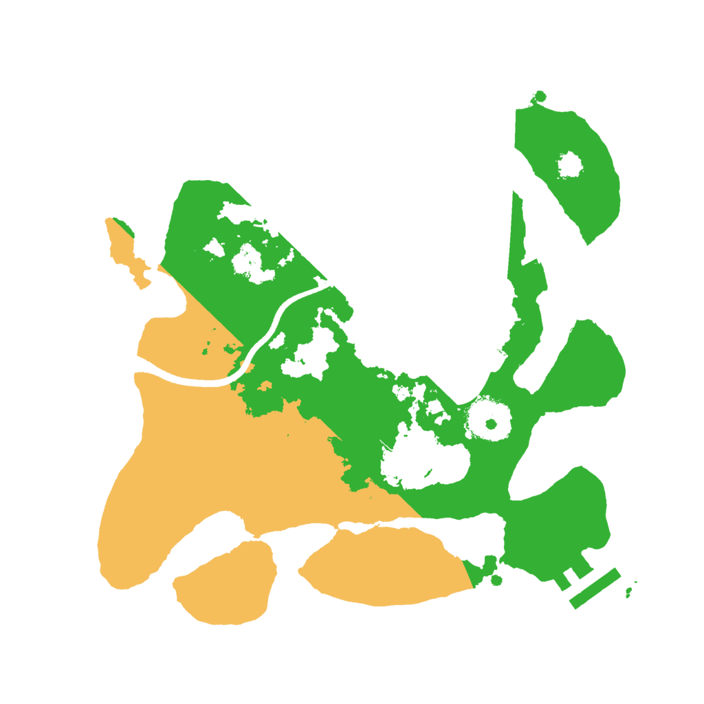 Biome Rust Map: Procedural Map, Size: 2500, Seed: 1737371955