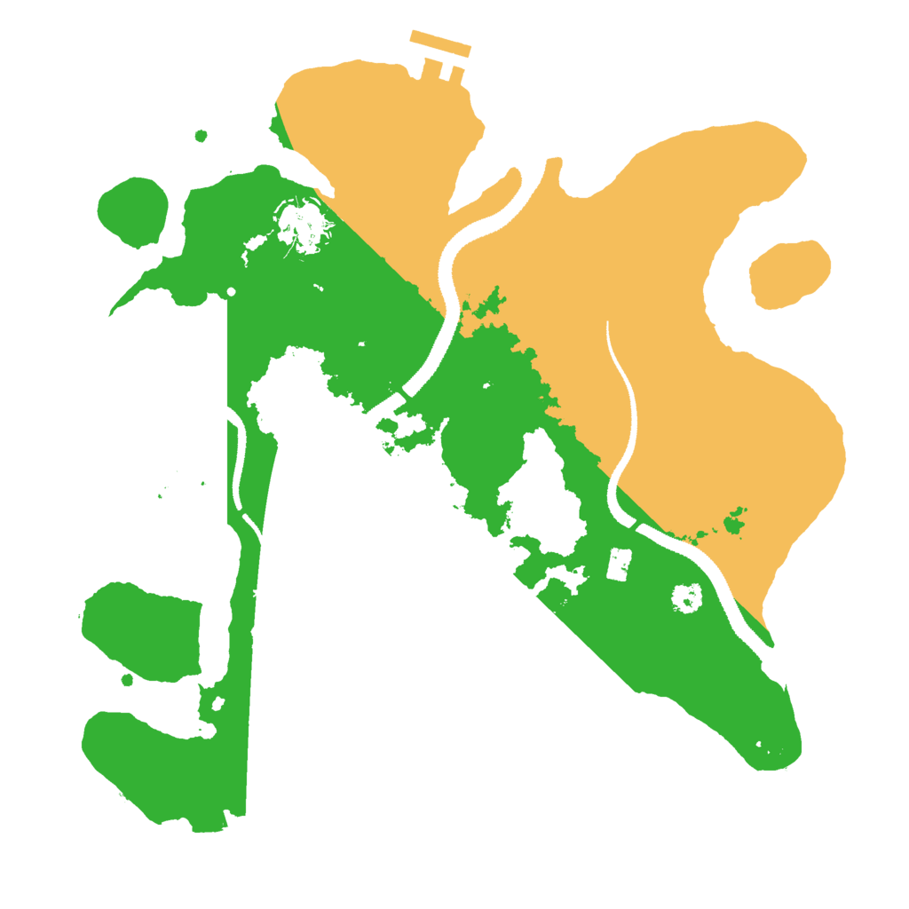 Biome Rust Map: Procedural Map, Size: 3000, Seed: 1322556491