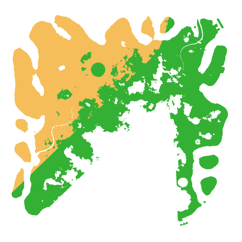 Biome Rust Map: Procedural Map, Size: 4500, Seed: 881850
