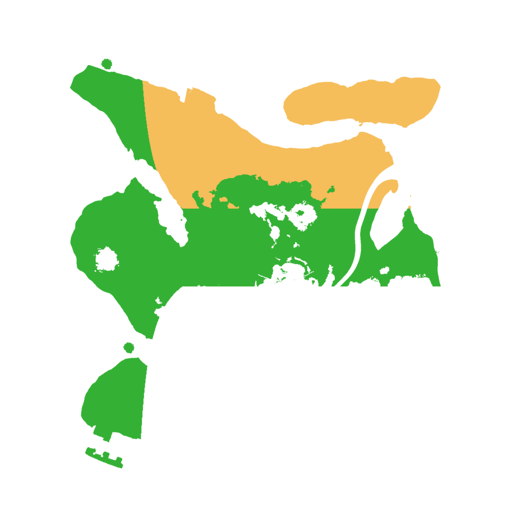 Biome Rust Map: Procedural Map, Size: 2000, Seed: 196125001