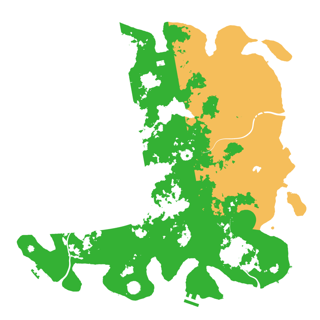 Biome Rust Map: Procedural Map, Size: 4250, Seed: 522940026