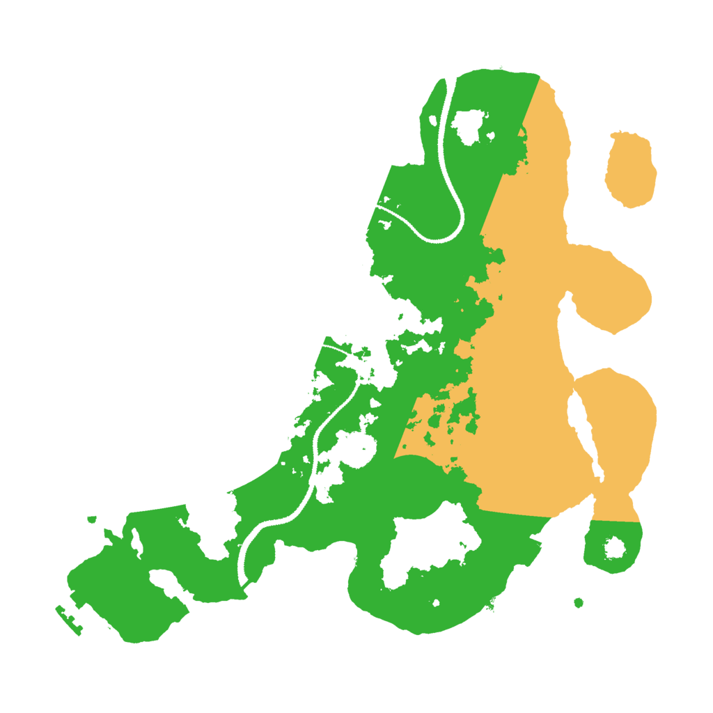 Biome Rust Map: Procedural Map, Size: 3000, Seed: 641574666