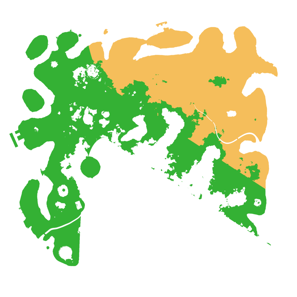 Biome Rust Map: Procedural Map, Size: 4000, Seed: 1050548110