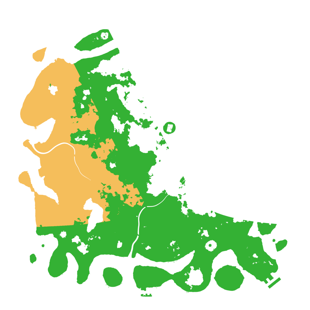 Biome Rust Map: Procedural Map, Size: 4250, Seed: 257438937