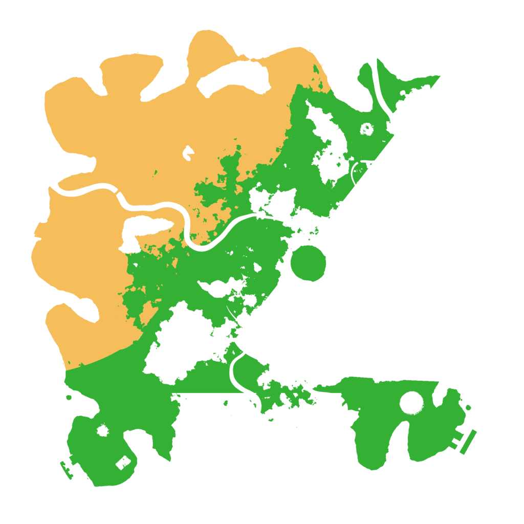 Biome Rust Map: Procedural Map, Size: 4000, Seed: 1036396137