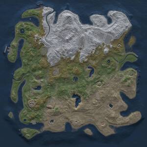 Thumbnail Rust Map: Procedural Map, Size: 4500, Seed: 449531908, 16 Monuments