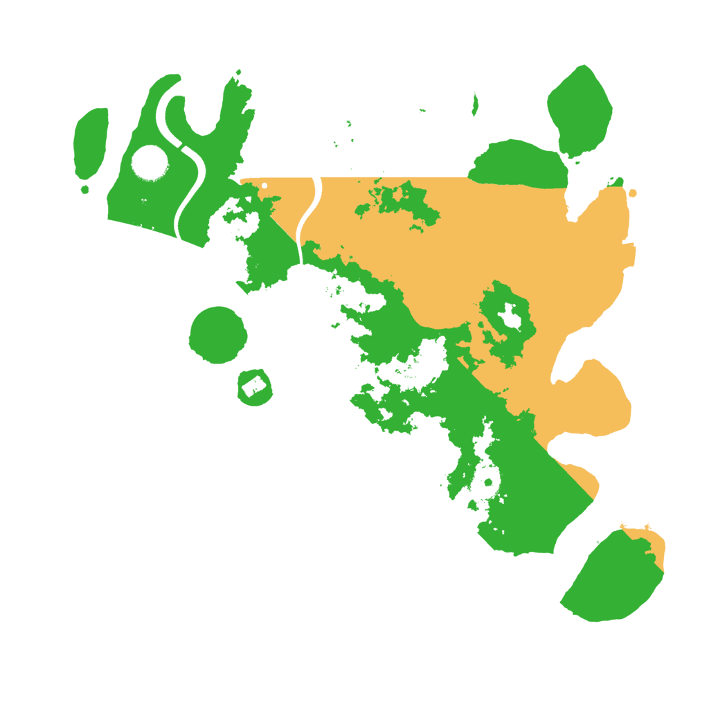 Biome Rust Map: Procedural Map, Size: 3500, Seed: 726442952