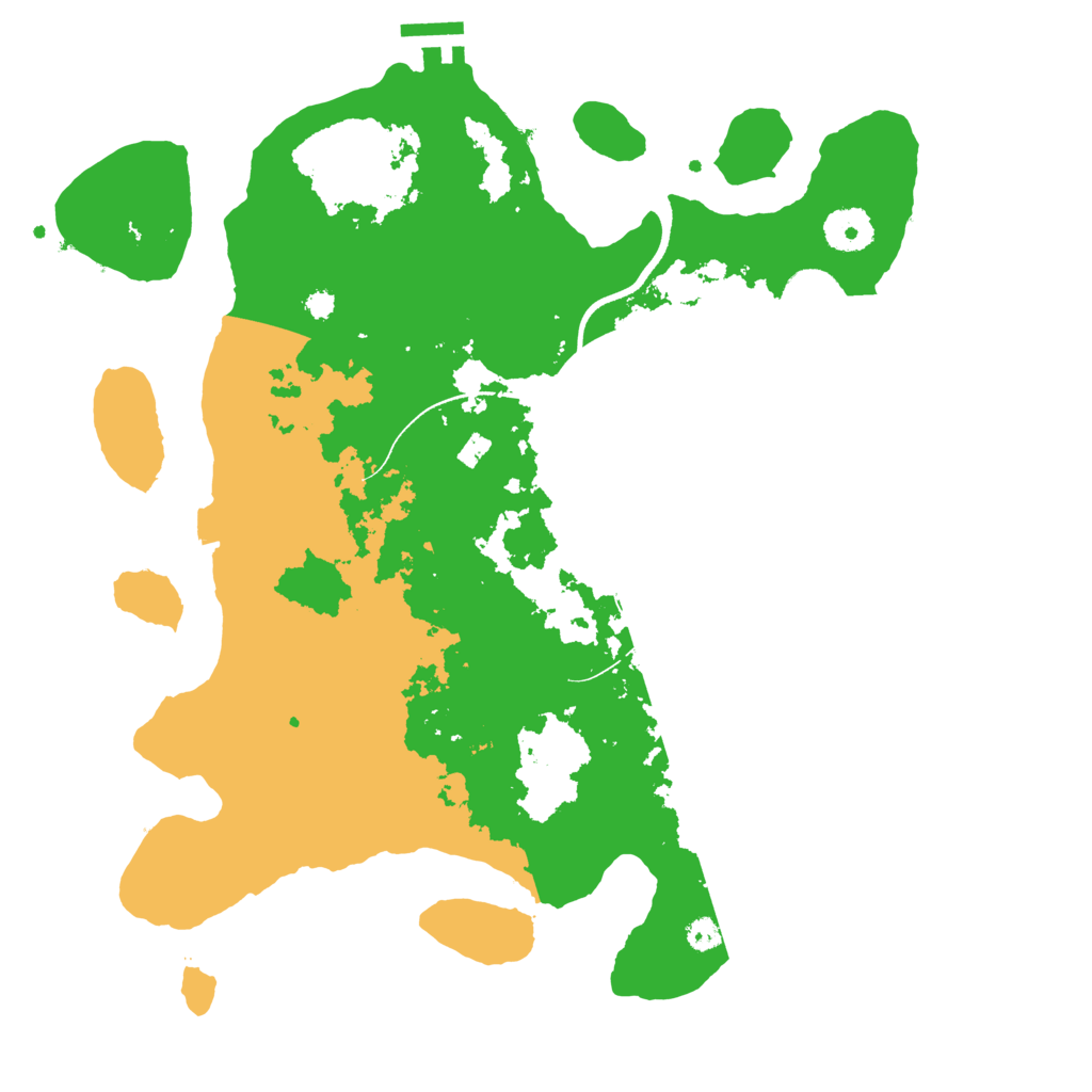 Biome Rust Map: Procedural Map, Size: 3500, Seed: 1692905447