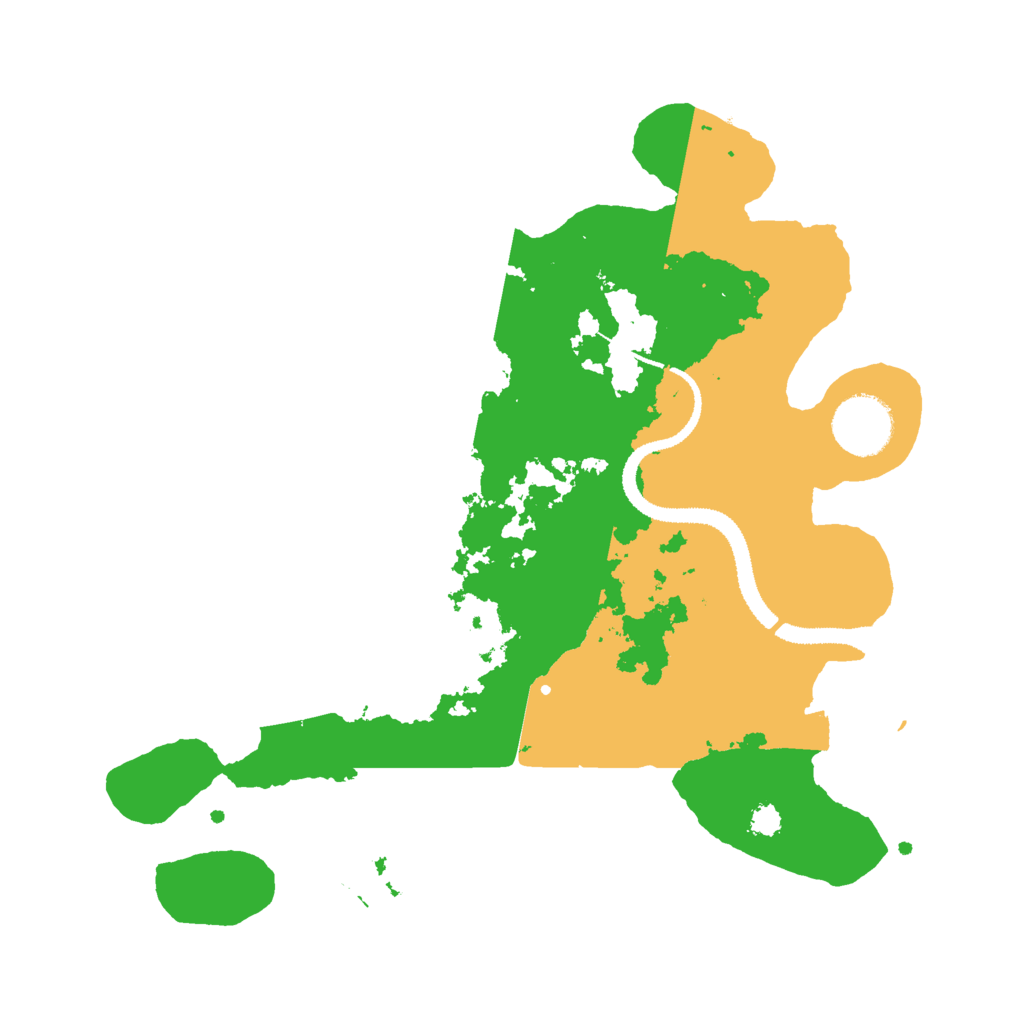 Biome Rust Map: Procedural Map, Size: 3000, Seed: 701781561