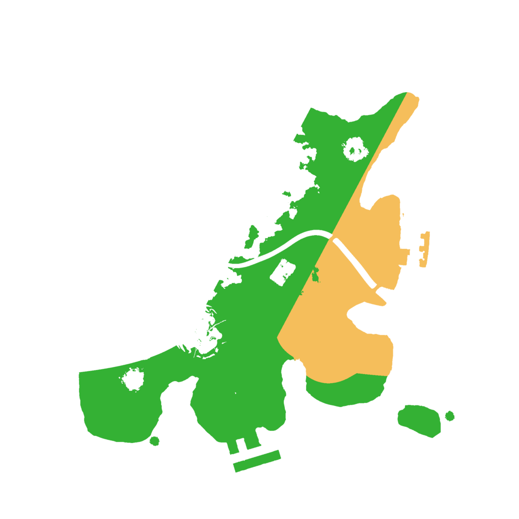 Biome Rust Map: Procedural Map, Size: 2200, Seed: 756923487