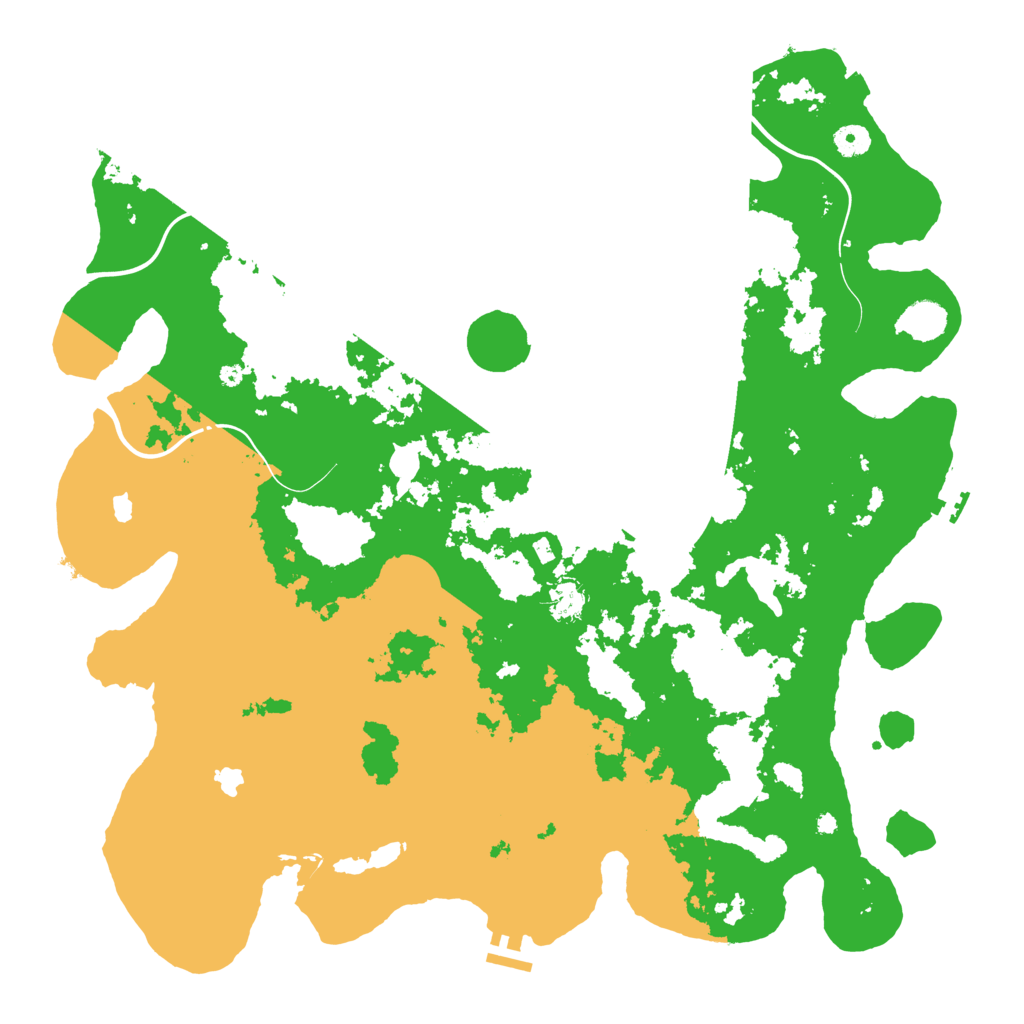 Biome Rust Map: Procedural Map, Size: 4500, Seed: 3271