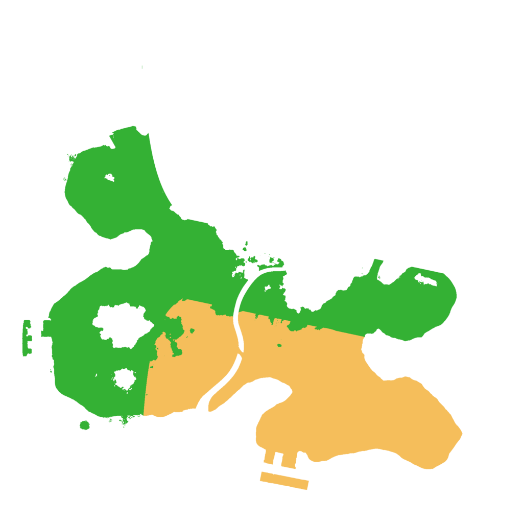 Biome Rust Map: Procedural Map, Size: 2200, Seed: 898217865