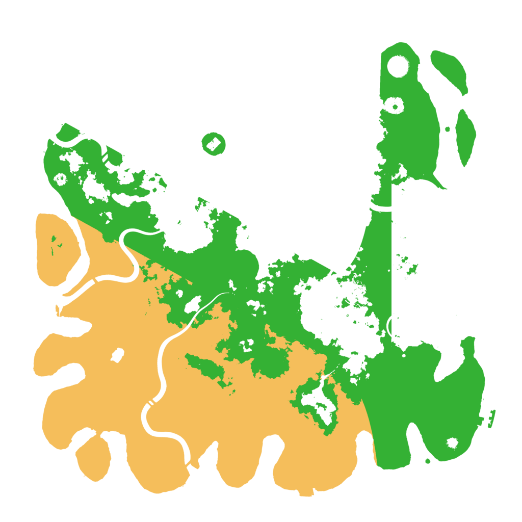 Biome Rust Map: Procedural Map, Size: 4250, Seed: 70504932