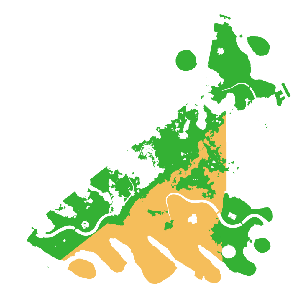 Biome Rust Map: Procedural Map, Size: 4000, Seed: 11161977