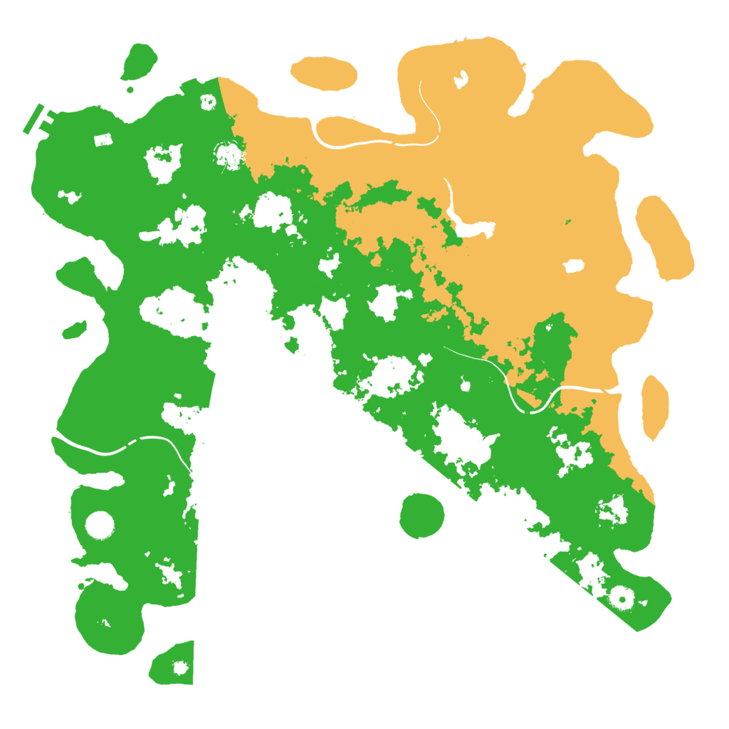 Biome Rust Map: Procedural Map, Size: 4500, Seed: 92866456