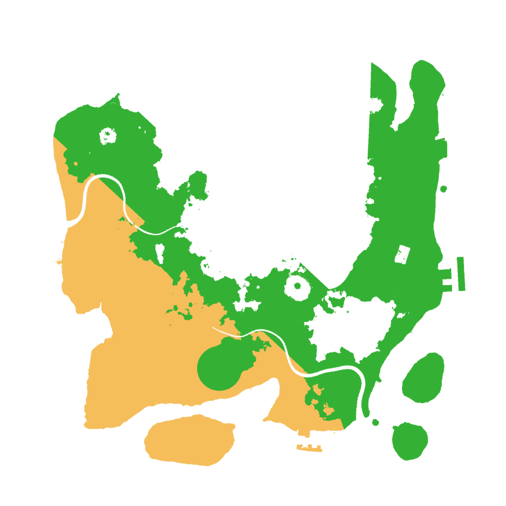 Biome Rust Map: Procedural Map, Size: 3000, Seed: 312321