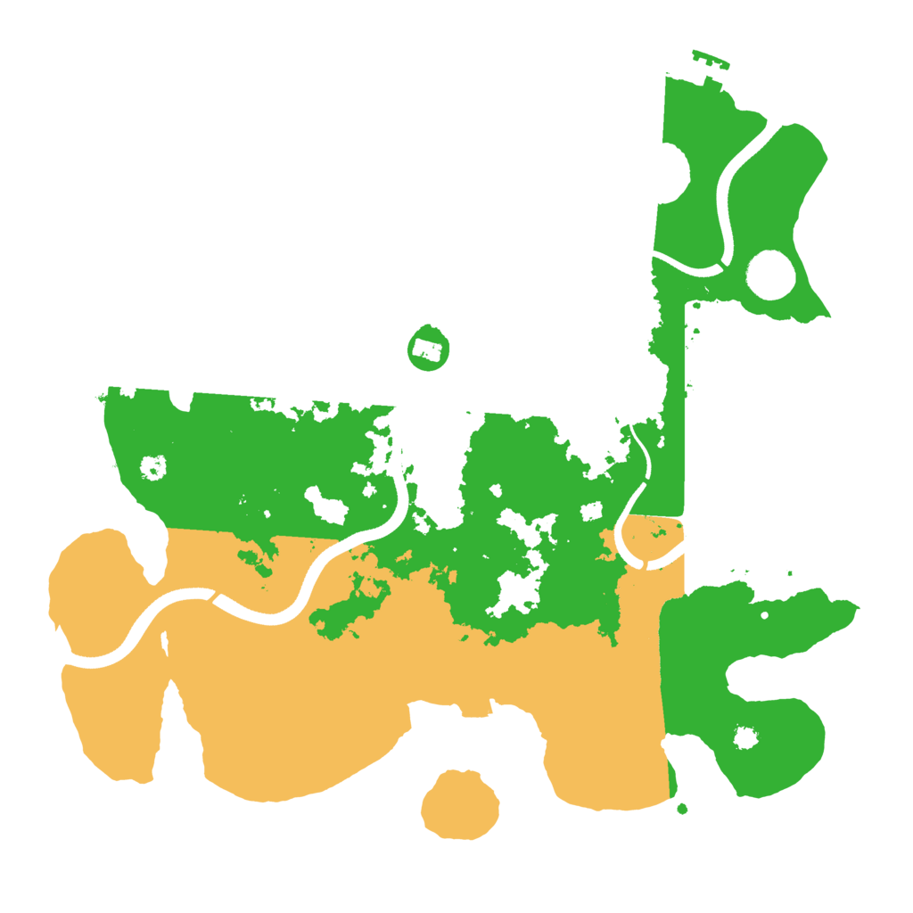 Biome Rust Map: Procedural Map, Size: 3500, Seed: 273551168