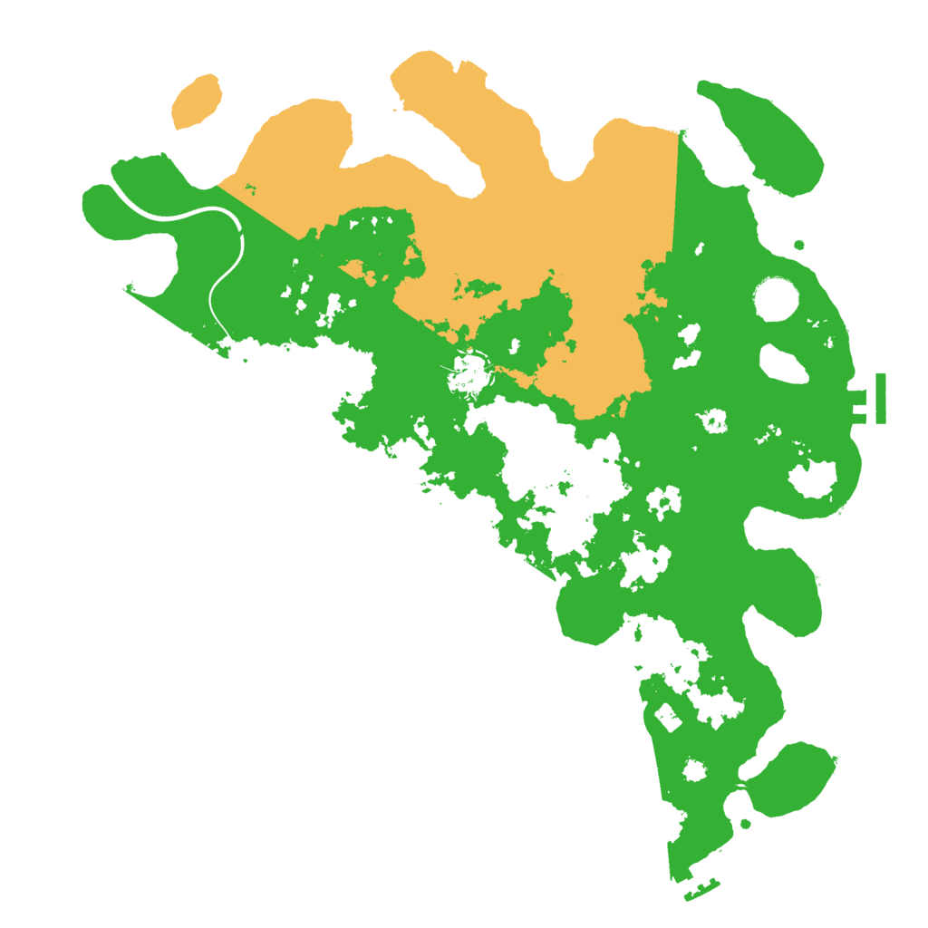 Biome Rust Map: Procedural Map, Size: 3700, Seed: 996723