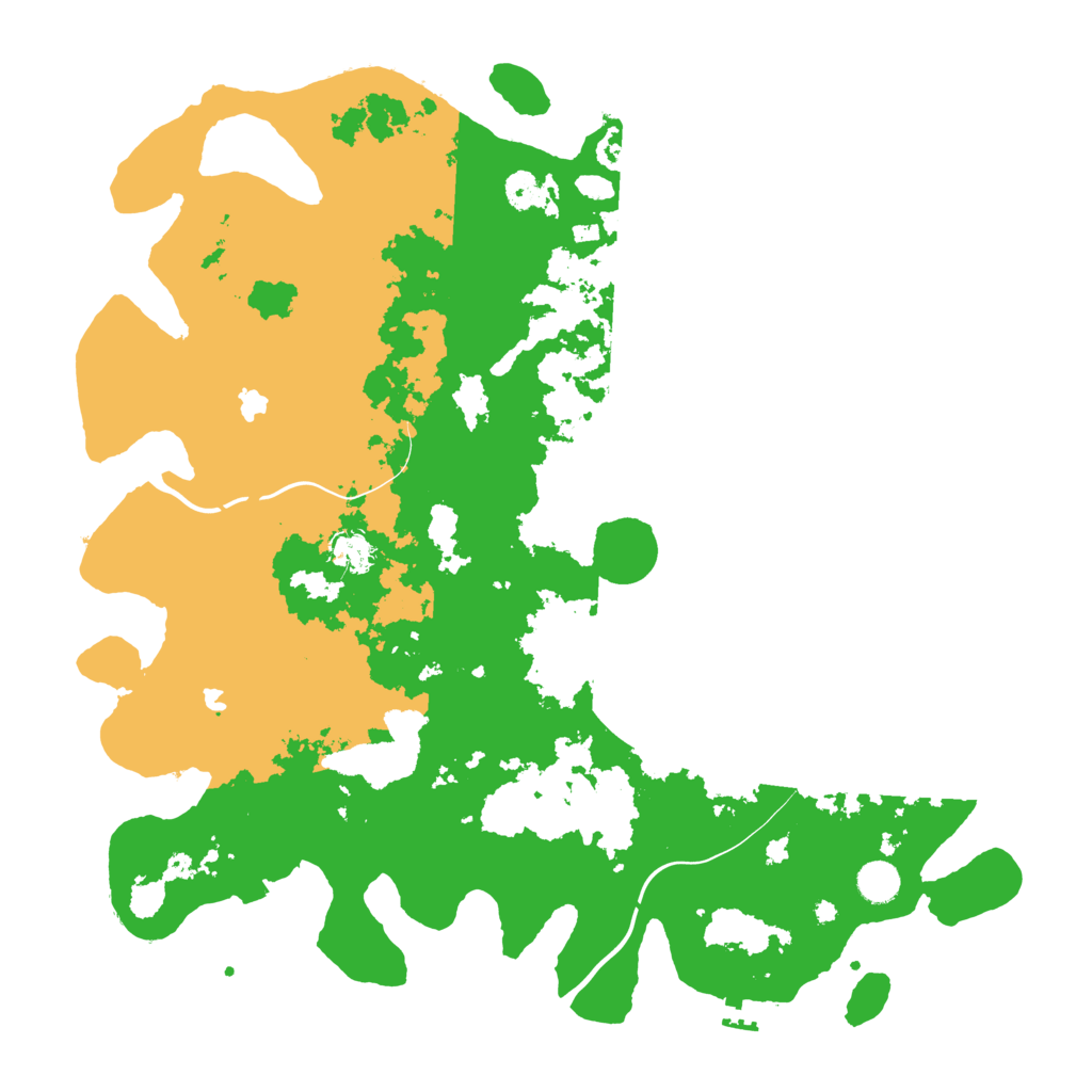 Biome Rust Map: Procedural Map, Size: 4500, Seed: 405674315