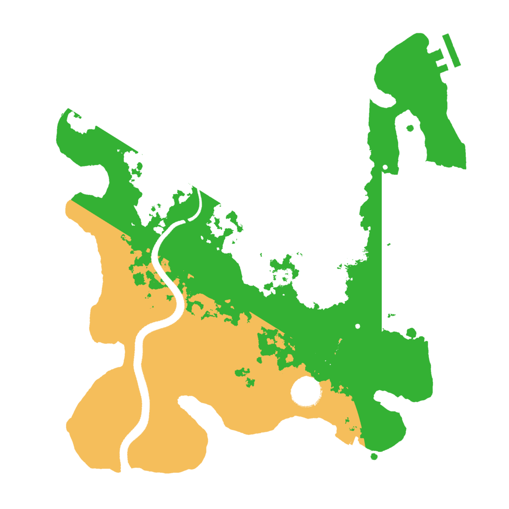 Biome Rust Map: Procedural Map, Size: 3000, Seed: 1346429165