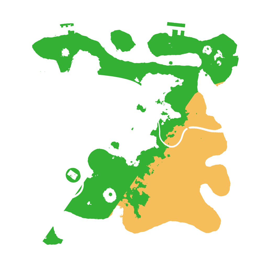 Biome Rust Map: Procedural Map, Size: 3000, Seed: 95604897