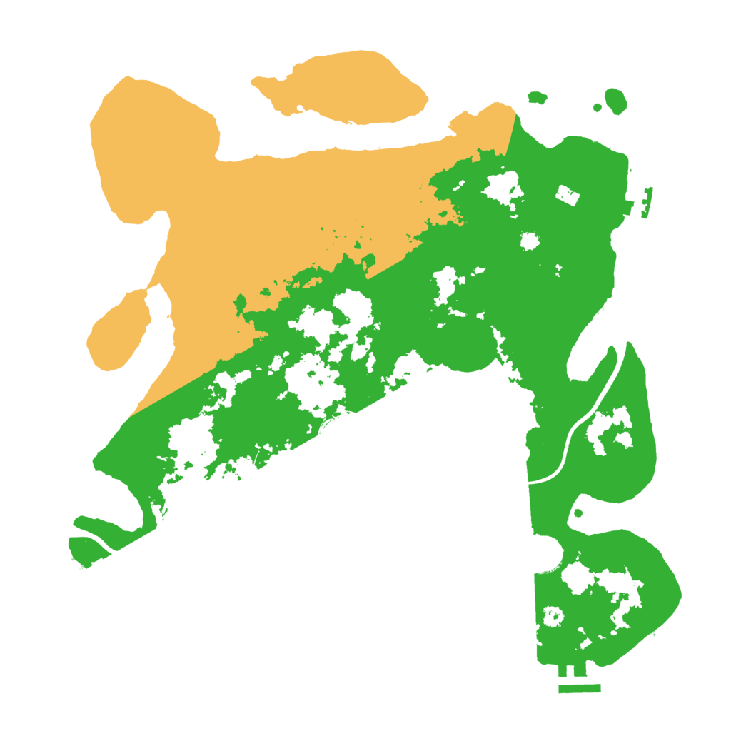 Biome Rust Map: Procedural Map, Size: 3500, Seed: 763637