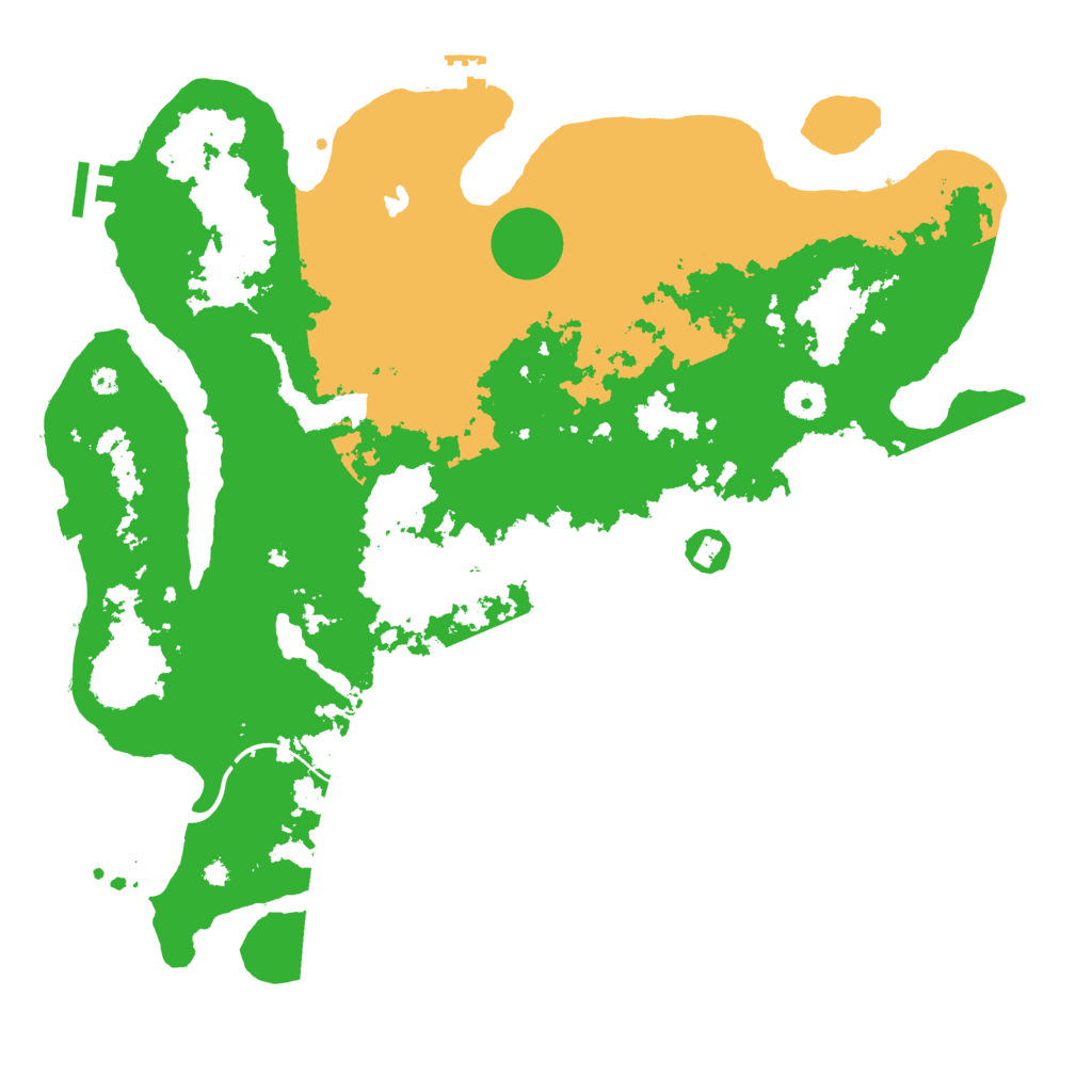 Biome Rust Map: Procedural Map, Size: 4000, Seed: 11171968