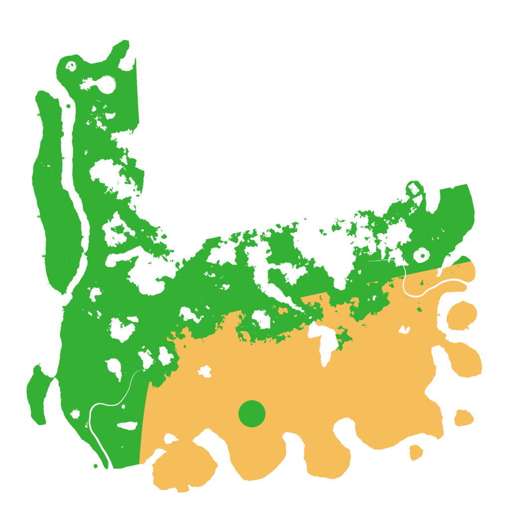 Biome Rust Map: Procedural Map, Size: 5000, Seed: 455827153