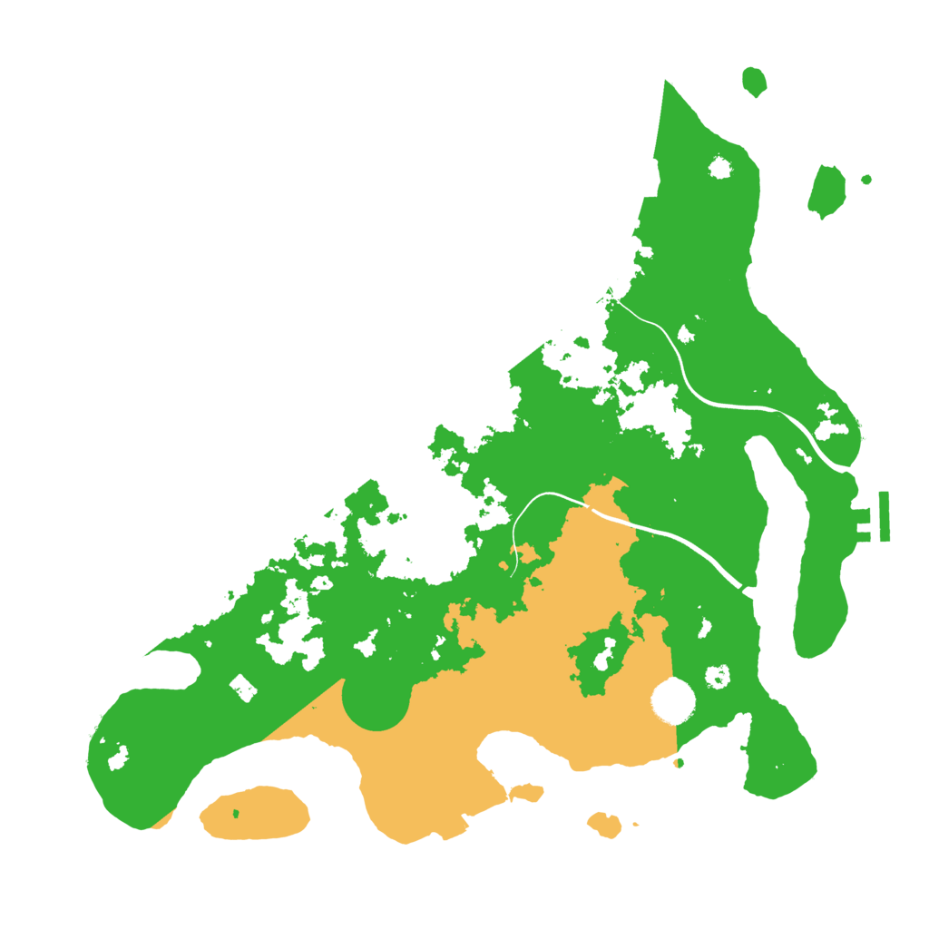 Biome Rust Map: Procedural Map, Size: 3750, Seed: 105