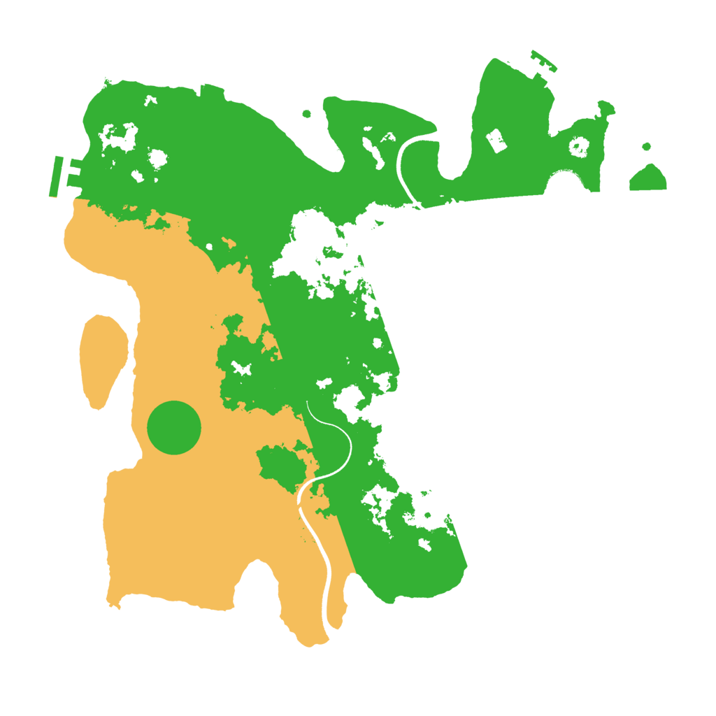 Biome Rust Map: Procedural Map, Size: 3500, Seed: 87347281