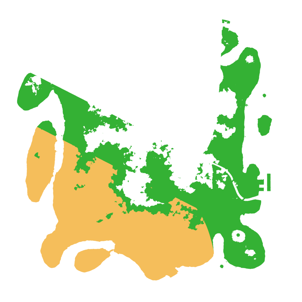Biome Rust Map: Procedural Map, Size: 3499, Seed: 2356