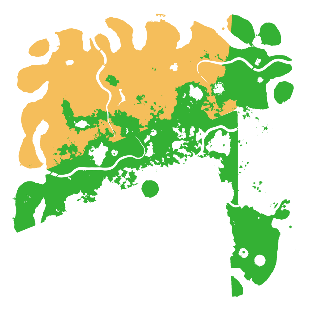 Biome Rust Map: Procedural Map, Size: 5000, Seed: 345635