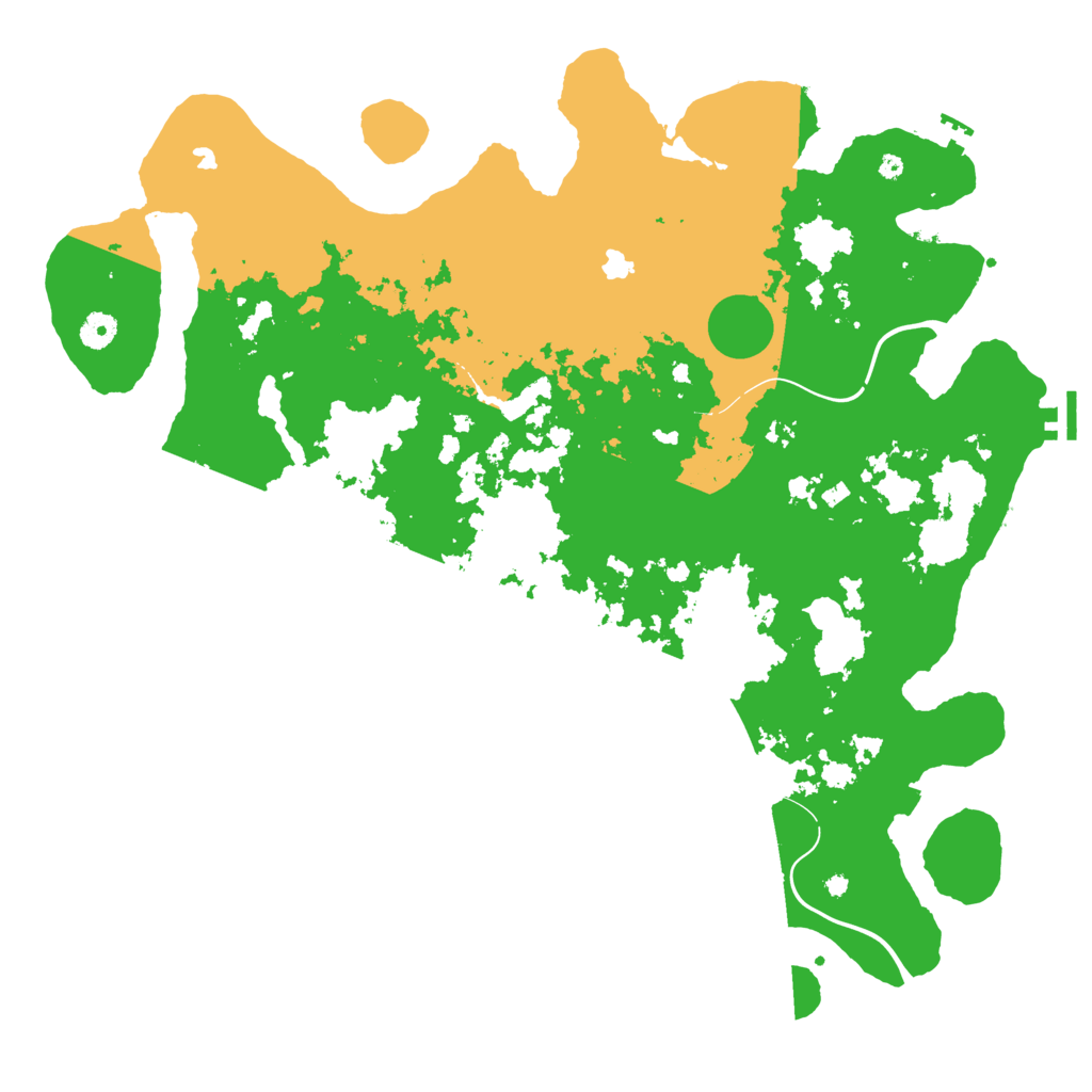 Biome Rust Map: Procedural Map, Size: 4500, Seed: 1032815104