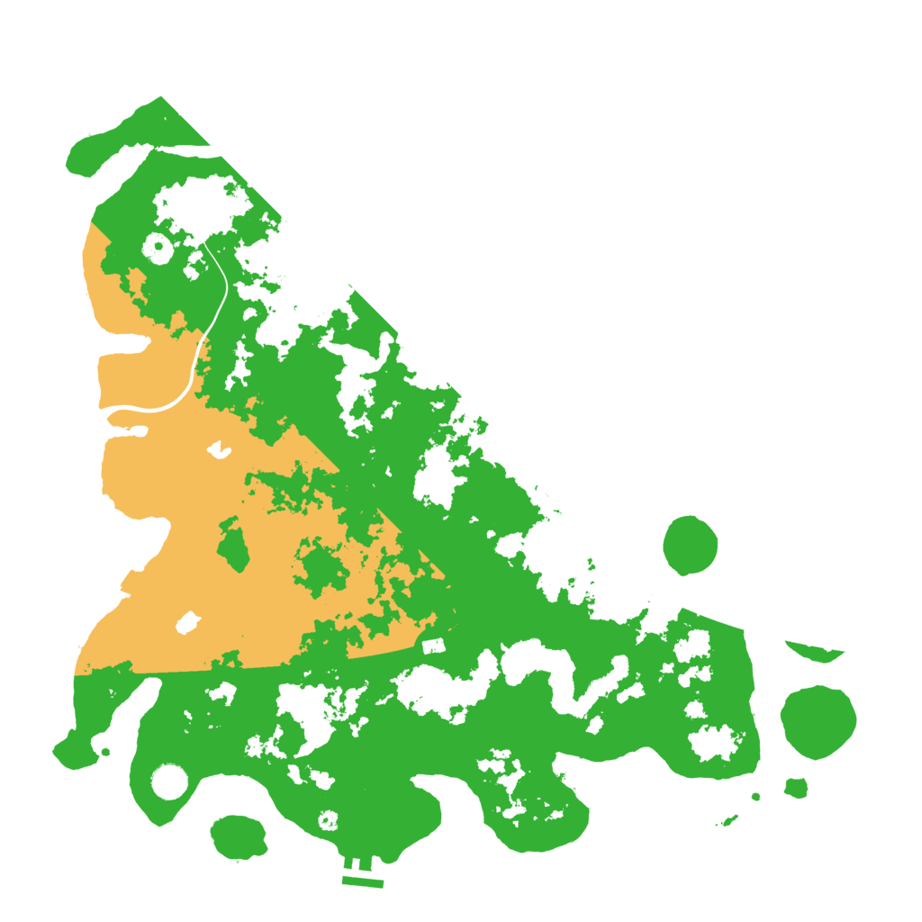 Biome Rust Map: Procedural Map, Size: 4500, Seed: 1999215923