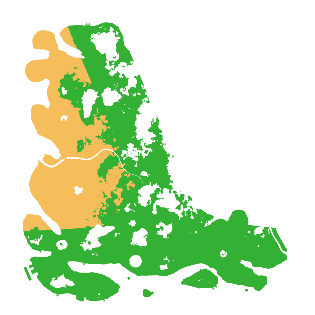 Biome Rust Map: Procedural Map, Size: 4500, Seed: 184267013