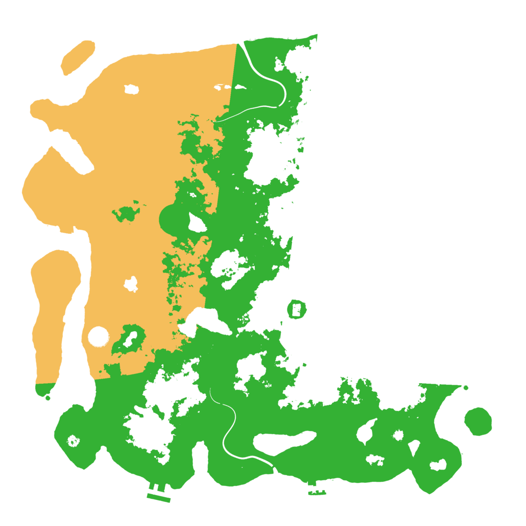 Biome Rust Map: Procedural Map, Size: 4500, Seed: 1431471211